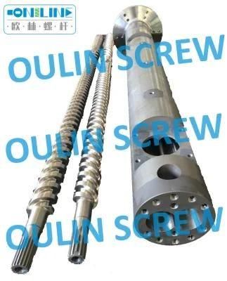 Kabra 65mm Twin Parallel Screw and Barrel for PVC Extrusion