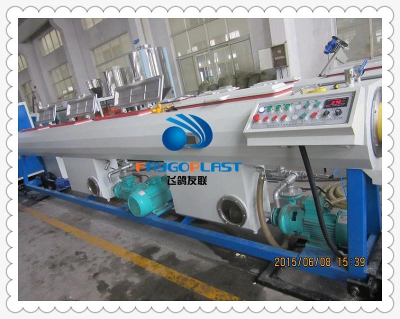 High Speed Small Diameter 20-63mm PVC Pipe Extrusion Making Machine