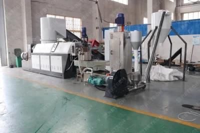 Plastic Recycling Machine Compactor PP PE Film and Bags Pelletizing Line with Cutter