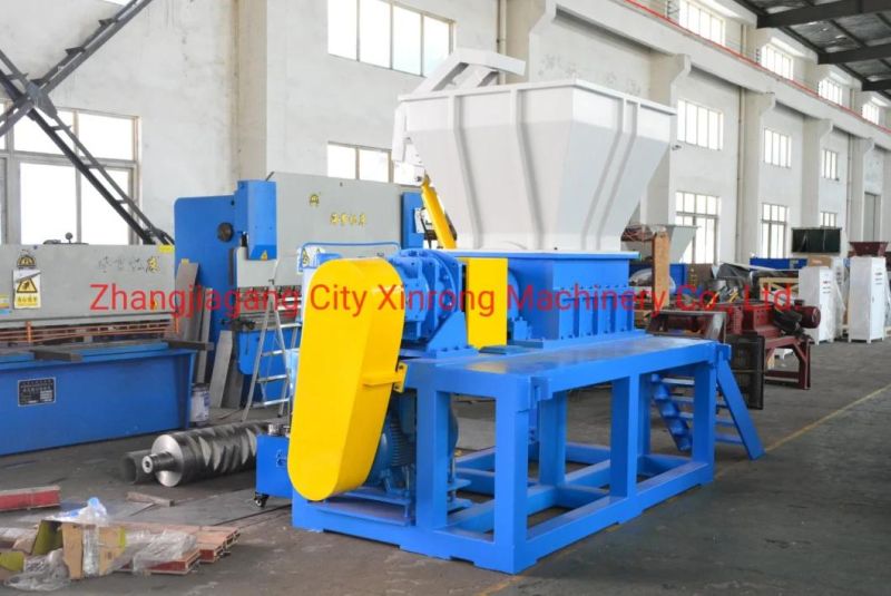 Xrys1200 Double Shaft Shredder for PE/PP Agricultural Film Recycling Machine