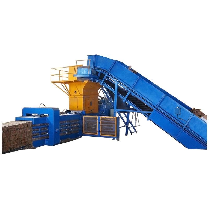 Horizontal Automatic Waster Paper Carboard Baler Baling Machine