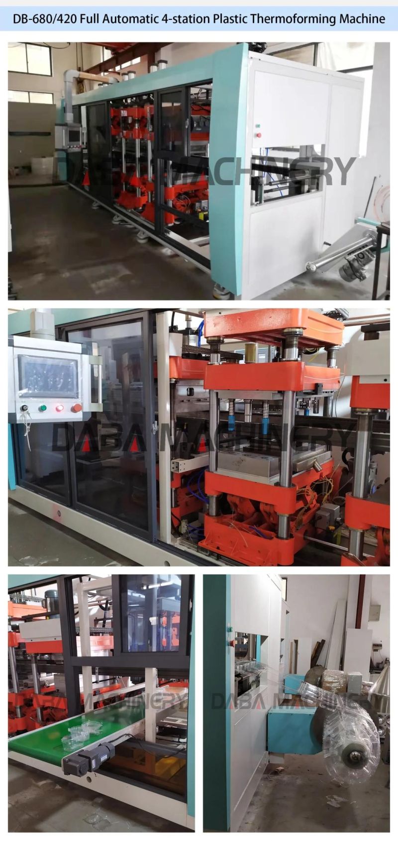 PP Thermoforming Machines Throwaway Plastic Pallets Making Machine Plastic Container Making Machines