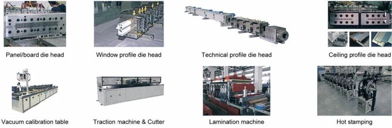 PVC Window Profile Extrusion Line/Machine/Machinery/Equipment