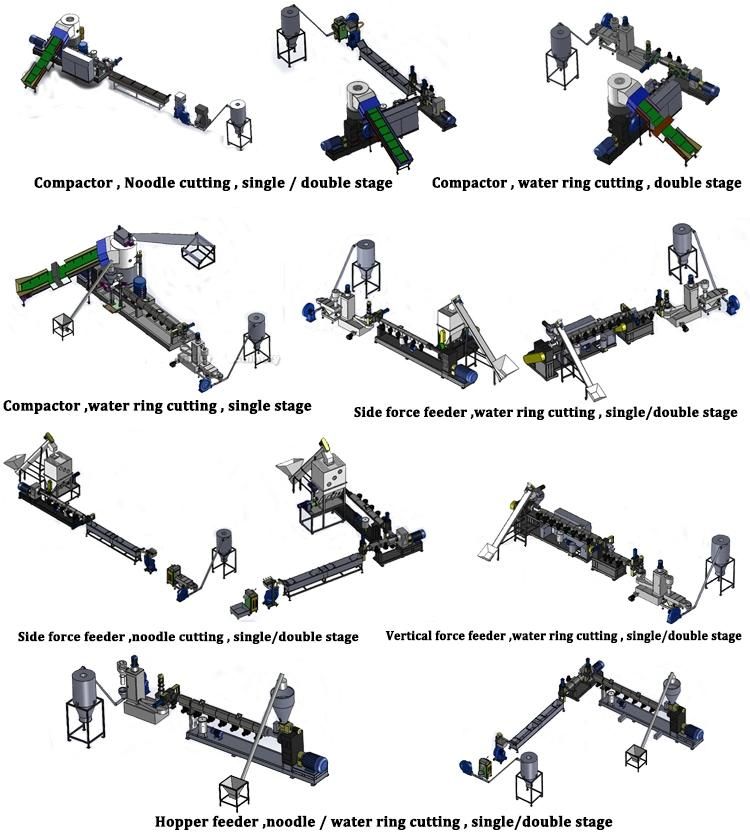 Extruder Machine for Recycle Plastic Pellet