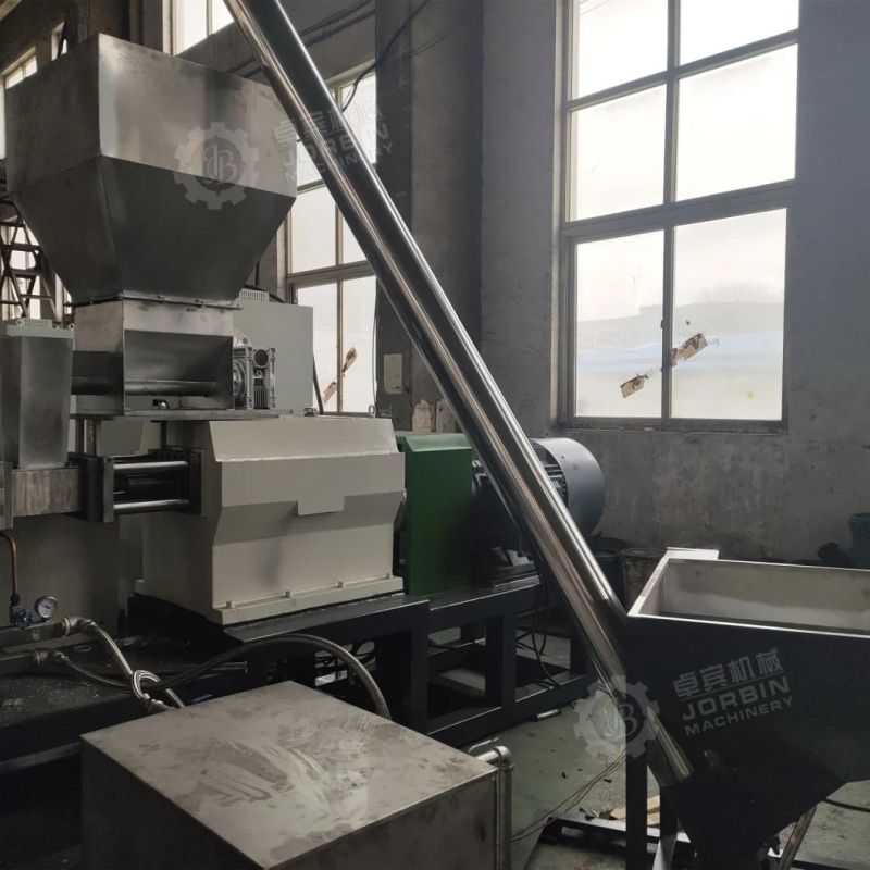 Co-Rotating Twin Screw Extruder Machine with Two Doses for Powder