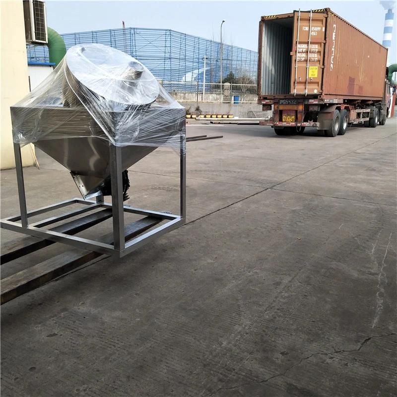 Powder Granule Spring Conveyor 1.1kw Zjf-300 for Plastic Raw Material PVC Loading to Double Screw Extruder