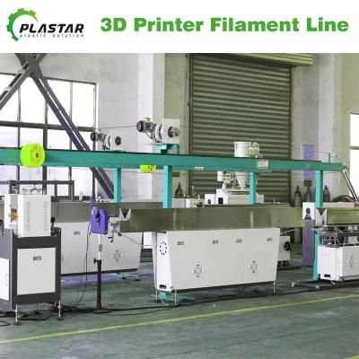 Sj45 25kg/H Nylon Carbon Fiber PLA ABS Plastic Filament Extrusion Making Machine
