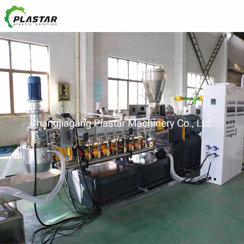 Twin Screw Plastic Granulation Compounding Extruder Machine