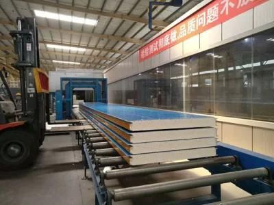 Jxcyj 12.5*1.5 (2+2) Economic Discontinuous PU Sandwich Panel Production Line