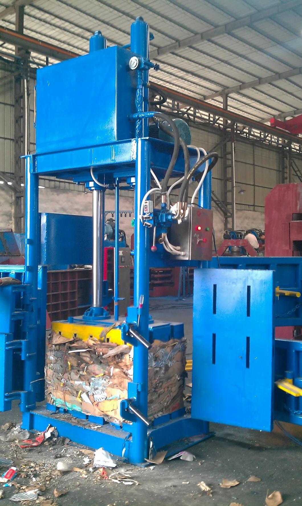 Vb-100t Hydraulic Vertical Baler Baling Machine