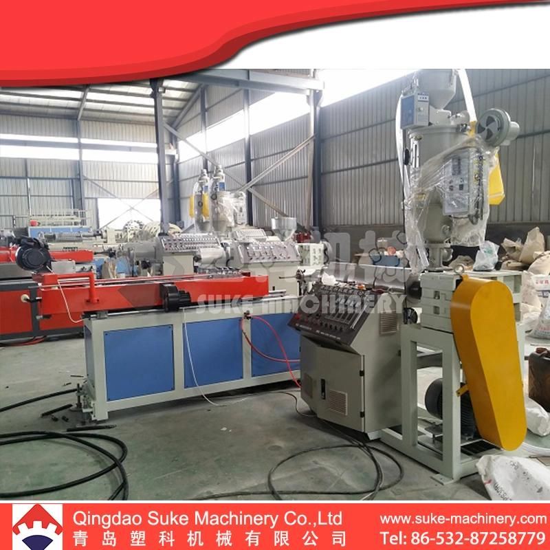 PE/PP/PVC Single Wall Corrugated Pipe Conduit Pipe Extrusion Making Extruder Machine Pipe Extrusion Production Line