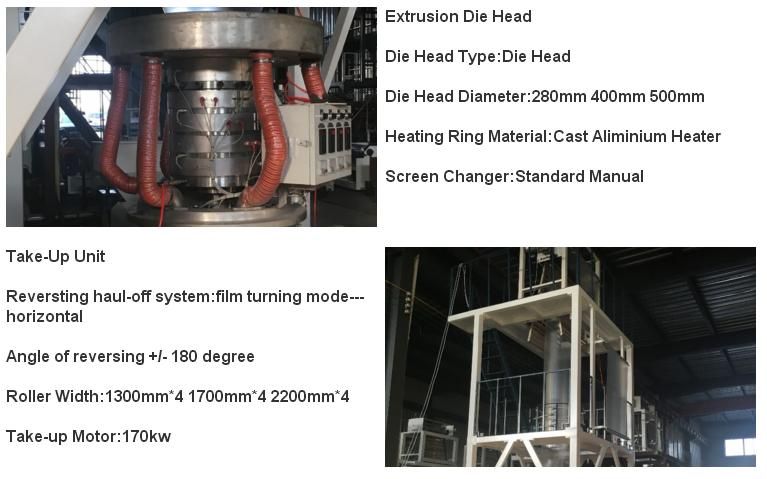 ABC Three Layer Film Blowing Machine Plastic Film Blown Machine