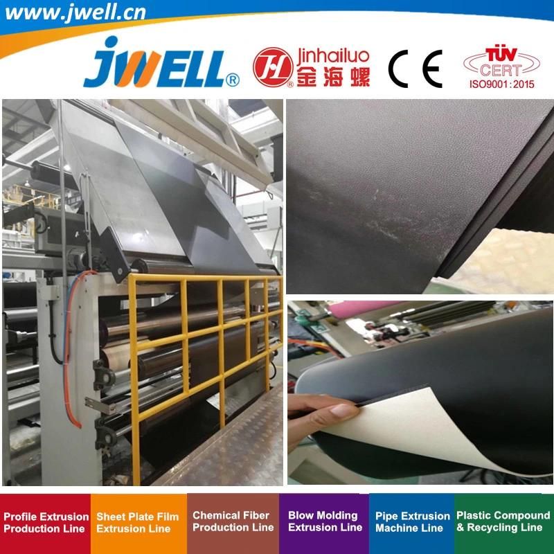 Jwell-Tpo PP Plastic Composite|Skin Leather Sheet Recycling Agricultural Making Extrusion Machine for Automobile Application Series (2)