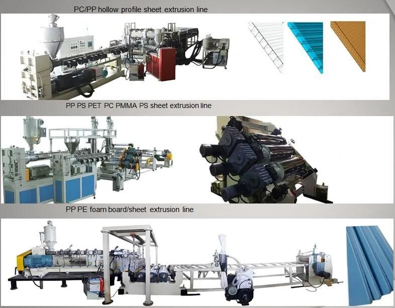 HIPS Sheet Extrusion Line Machine for Thermoforming