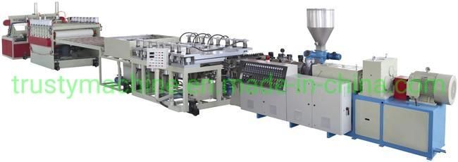 PVC Free Foam Plate / Board Extrusion Line / Plastic Extruder with Factory Price