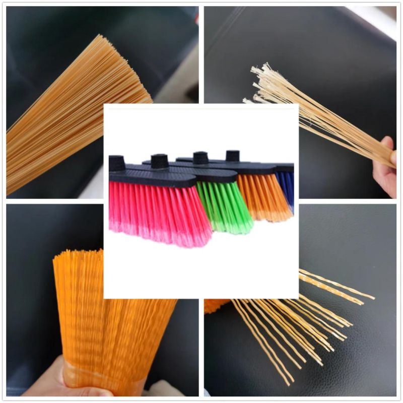 Best-Sell Crimped Pet Polyester Broom Bristles Fiber Monofilament Extruder and Drawing Machine