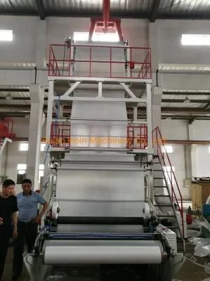 Film Blowing Machine/Three-Layer Co-Extrusion HDPE/LDPE/LLDPE/PE Plastic Film Blowing ...