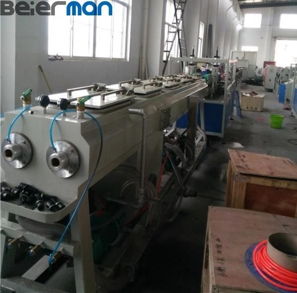 High Quality Ce 16-50mm Two Cavity Plastic PVC UPVC Small Wire Cable Protection Pipe Extrusion Line with Sjsz51/105 Conical Twin Screw Extruder