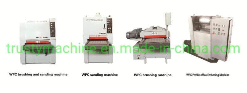 Wood Plastic Composite Decking Profile Extrusion Machine