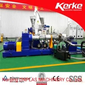 Water Ring Cutting System MDPE Flakes Recycling Extruder Machine