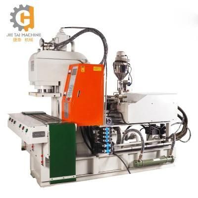 Mini Single Slide AC DC Plug Injection Molding Machine with Double Sliding Table Vertical ...