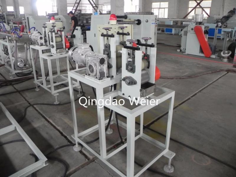 PVC Double Outlet Furniture Dege Band Extrusion Machine with Three Color Printer