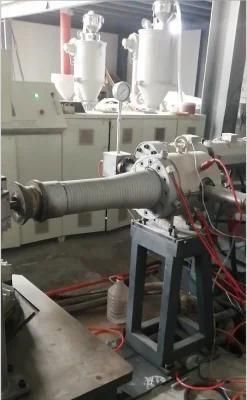 PE PP PVC Series Single-Wall/Double-Wall Corrugated Pipe Extrusion Pruduction Line Machine