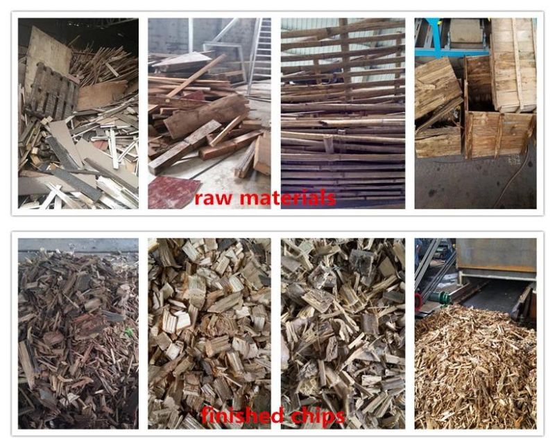 Large Capacity Crop Straw Shredder Shredding Biomass Waste as Fuel