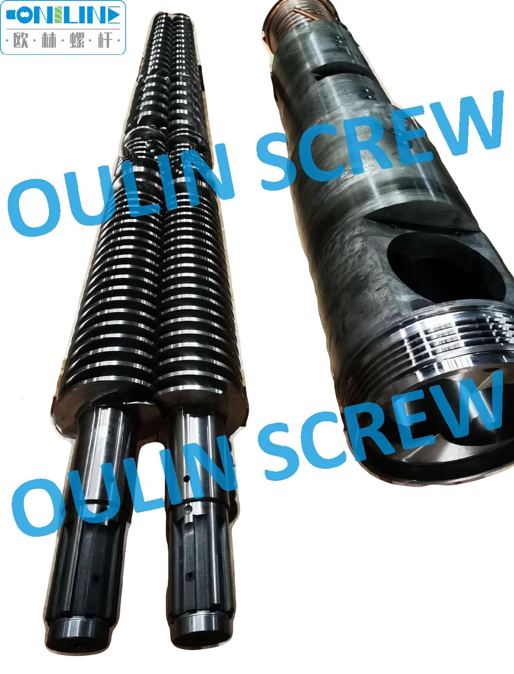 Gpm Plas 65/132 Twin Conical Screw Barrel for UPVC Profile, Window Profile Frames