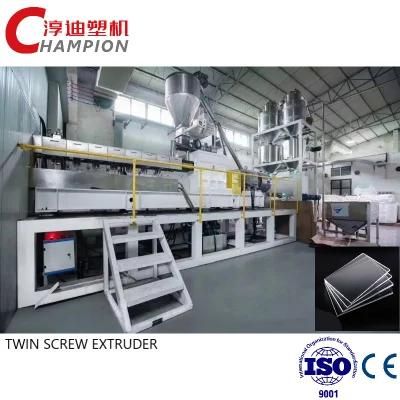 Plastic PP/PE/ABS/PVC Plate/Sheet/Board Extrusion Machine/Sheet Production Line