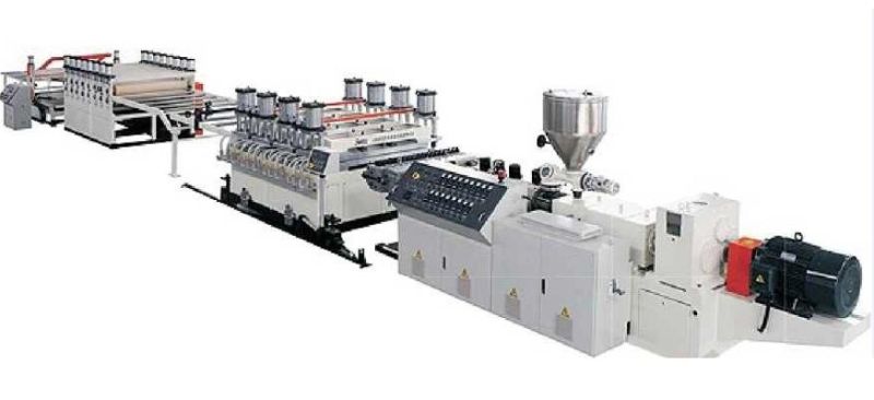 White PVC Skinning Foam Signboard Extrusion Line Machine to Make Plastic Boards