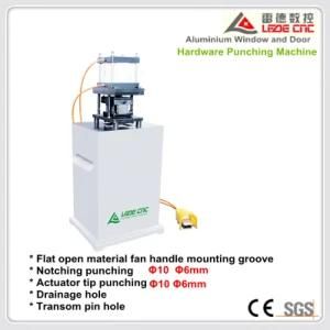 Aluminum Window and Door Hardware Punching Machine with Flat Open Material Fan Handle ...
