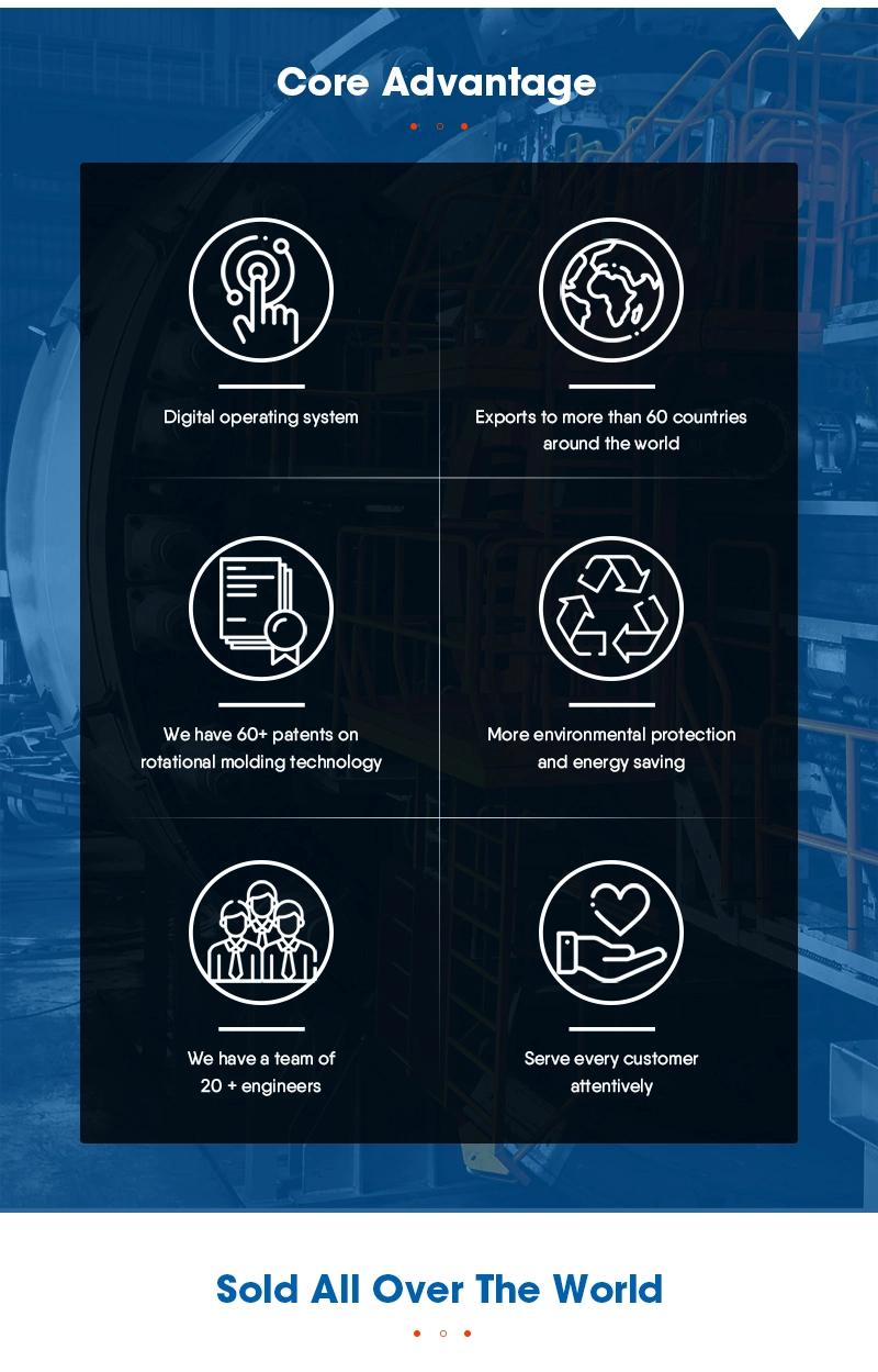 Plastic Product Making Efficient Multi-Arms Carousel Rotomolding Machine
