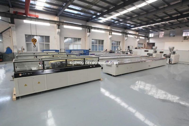 WPC PVC PP PE Profile Floor Board Windows Extrusion Line Making Machine