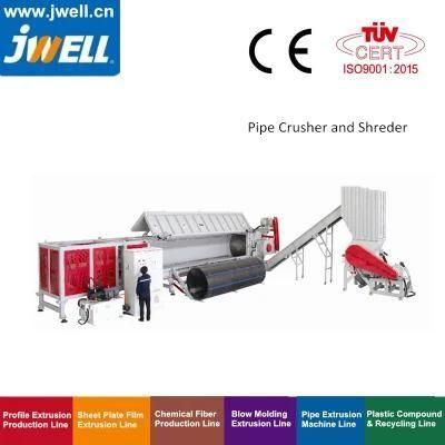 China Jwell Plastic Crusher/Waste Tyre Crusher/HDPE Pipe Crusher/PVC Pipe Crusher/PE Film ...
