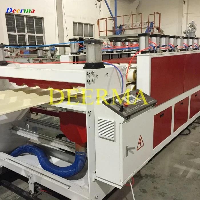 PVC Twin Wall Roofing Extruder Machine Plastic Hollow Corrugated Sheet Making Machine