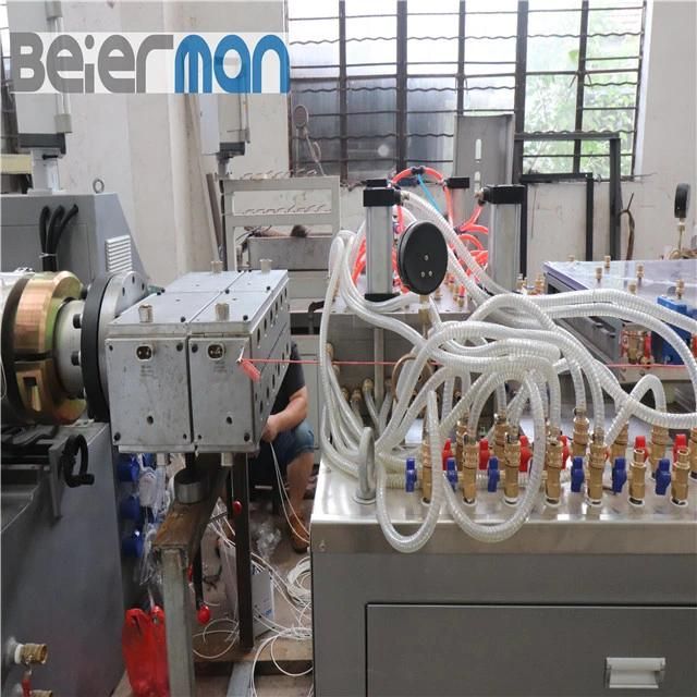 Sjsz-51/105 Conical Twin Screw UPVC/PVC Trunks Extrusion Line
