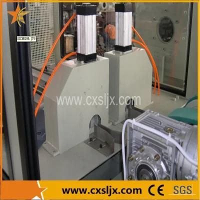 S049 One Extruder Two Pipe PVC Double Pipe Extrusion Line (CXDB-50)