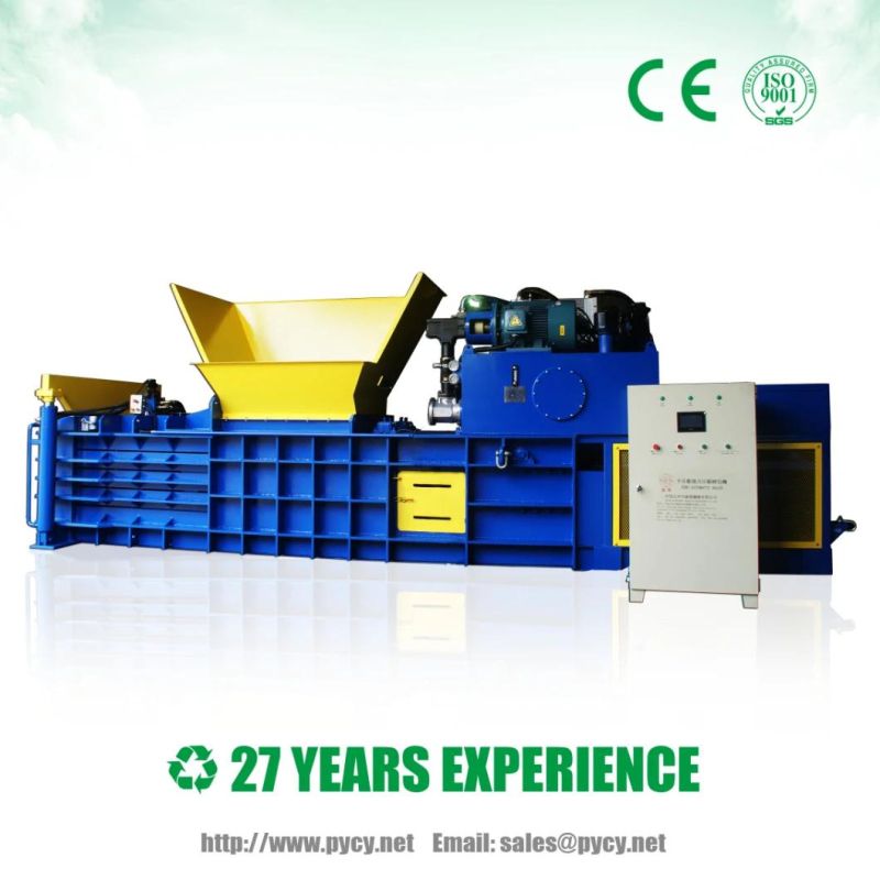 Waste Plastic Press Baling Machine Hydraulic Horizontal Baler