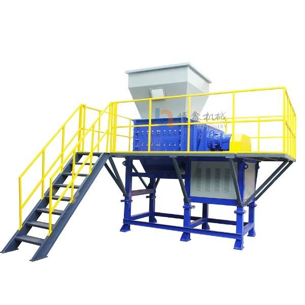 D-2 SKD-II Knife Blade Single Double Shaft Plastic Bottles Paper Metal Wood Tyre Rubber Drums Plates Shredder Grinding Shredding Crushing Machine Shredder