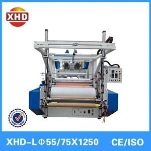 Double Layer 1250mm Cast PE Stretch Film Machine Stretch Film Extruder (XHD-55/75*1250mm)