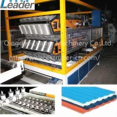 Advanced PVC+ASA/PMMA Composite Glazed Tiles /Corrugated Sheet Extrusion Lime
