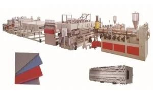 PP PC Hollow Grid Board Extrusion Machine