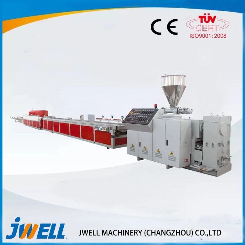 Jwell PVC Foam Board Plastic Machine/Cupboard or Advertisement Board Plastic Recycling Machine/ Plastic Machine Extrusion Line