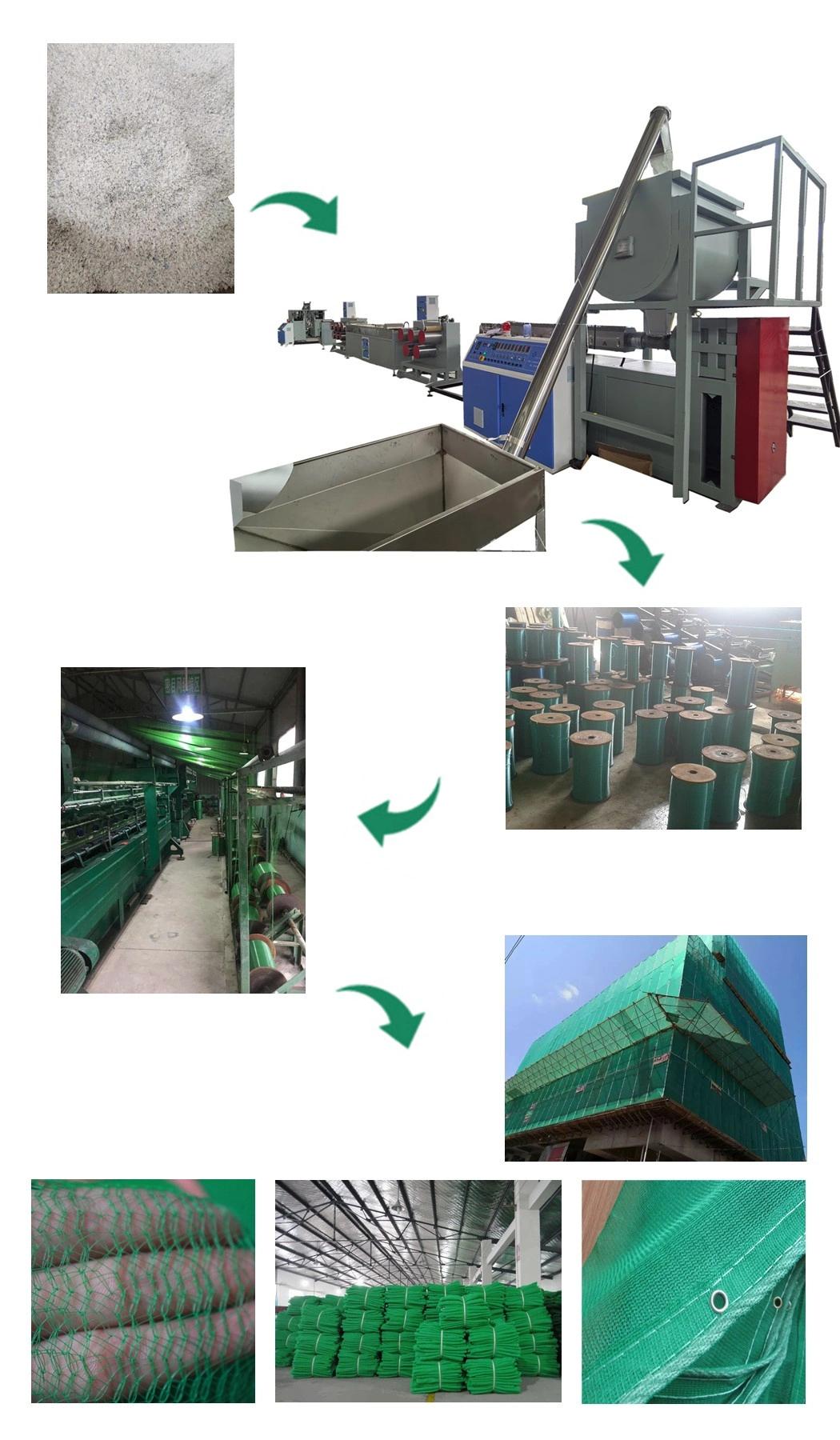 Plastic Filament/Fiber/Bristle Extruding Making Machine for Safety Net/Insect Net
