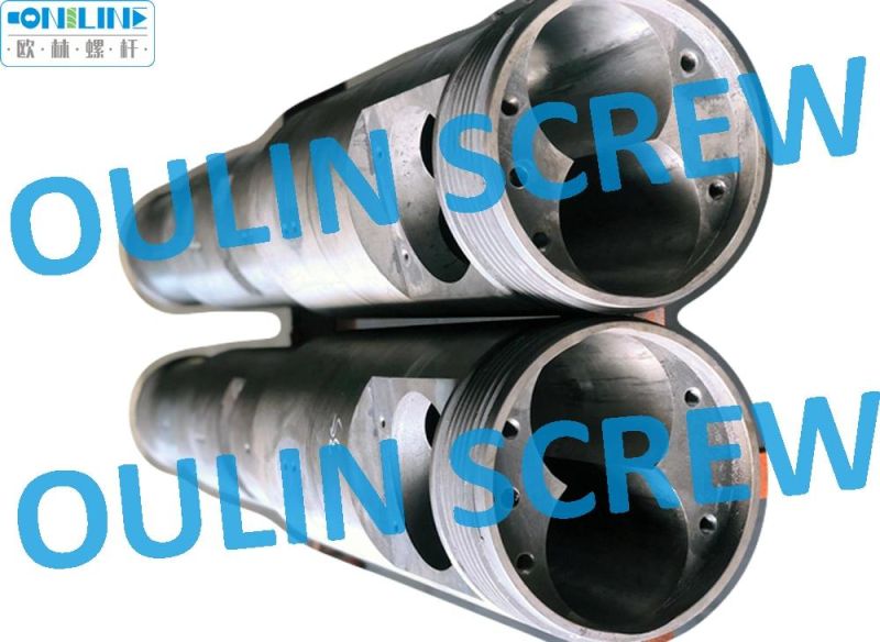 Twin Conical Screw and Barrel for PE+WPC Extrusion