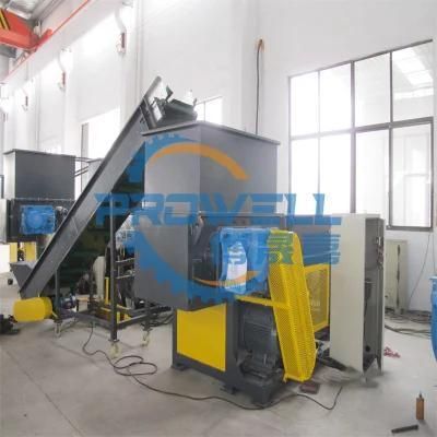 Plastic Film HDPE Pipe Single Shaft Shredder Hard Material Shredding Machine