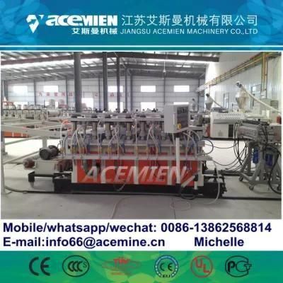 WPC Board PVC WPC Foam Board Wood Plastic Composite Plate Production Line