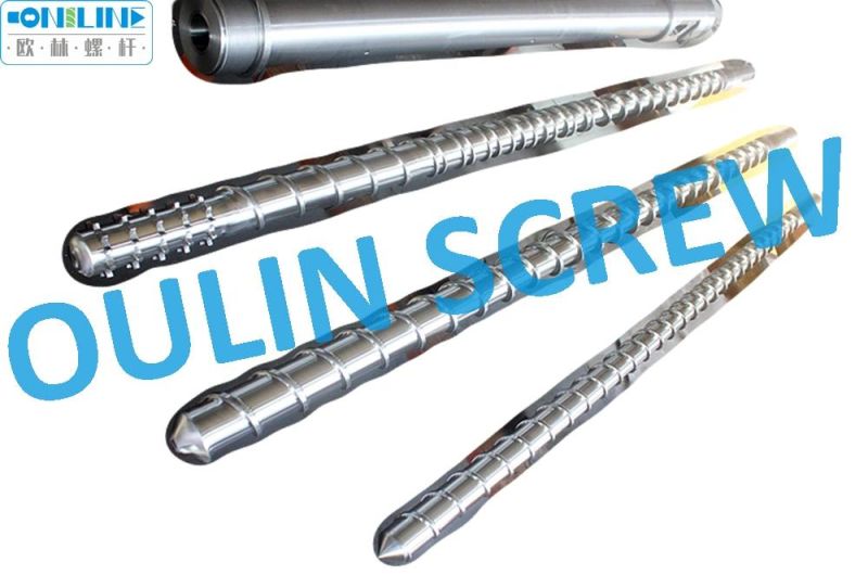 High Output Bimetallic Single Screw and Barrel for Film Extrusion