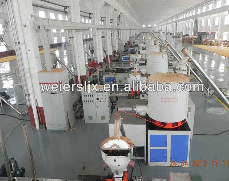 Outdoor WPC PE Decking Wall Panel Manufacture Machine Production Line